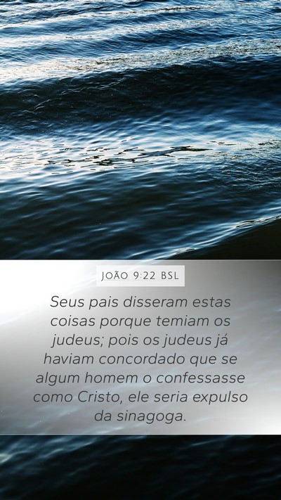 João 9:22 BSL Bible Verse Image