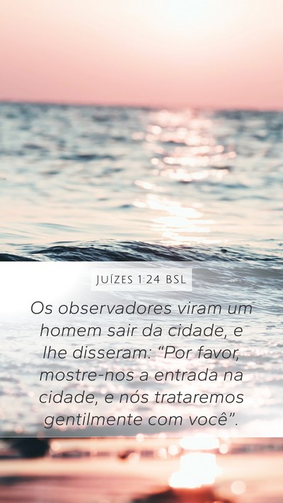 Juízes 1:24 BSL Bible Verse Image