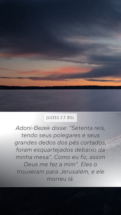Juízes 1:7 BSL Bible Verse Image