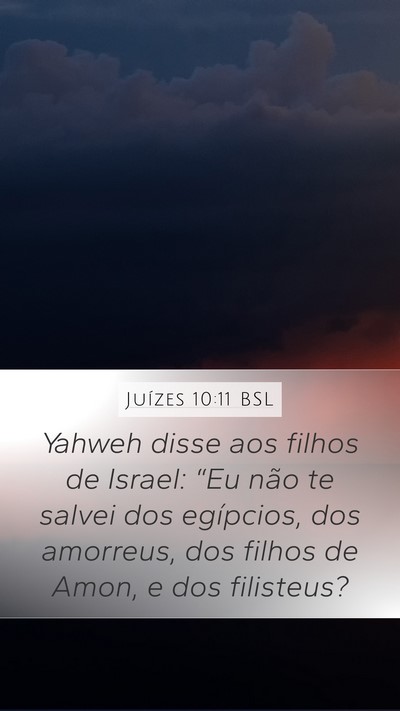 Juízes 10:11 BSL Bible Verse Image