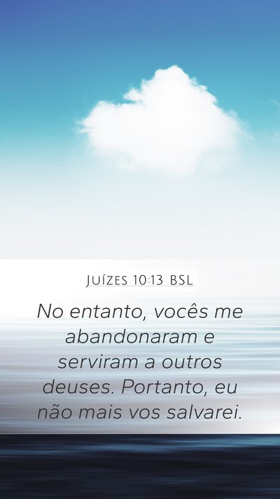 Juízes 10:13 BSL Bible Verse Image