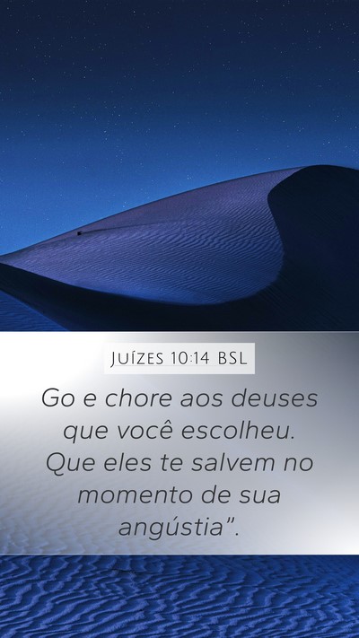 Juízes 10:14 BSL Bible Verse Image
