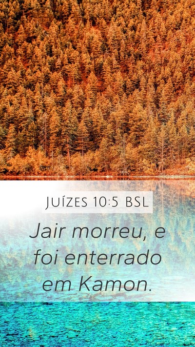 Juízes 10:5 BSL Bible Verse Image