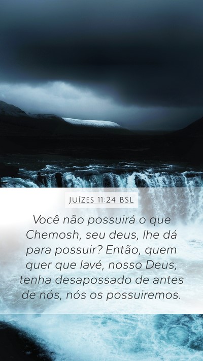 Juízes 11:24 BSL Bible Verse Image