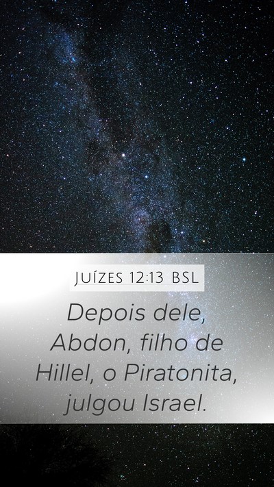 Juízes 12:13 BSL Bible Verse Image