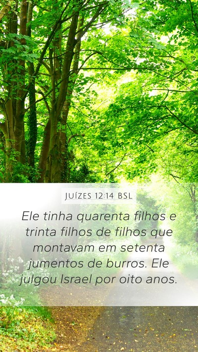 Juízes 12:14 BSL Bible Verse Image