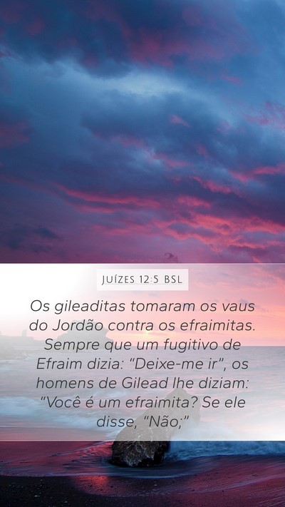 Juízes 12:5 BSL Bible Verse Image