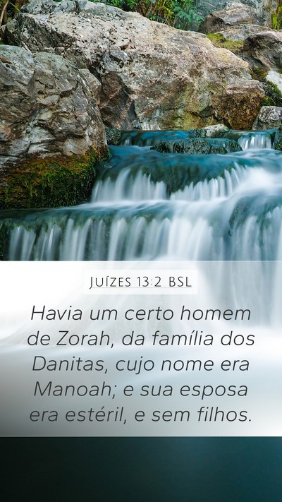 Juízes 13:2 BSL Bible Verse Image