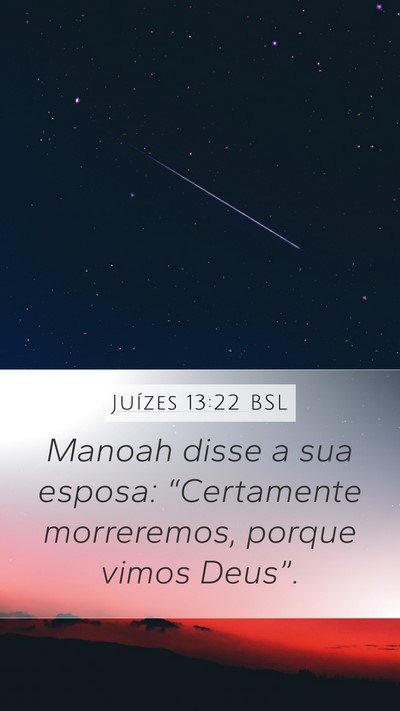 Juízes 13:22 BSL Bible Verse Image