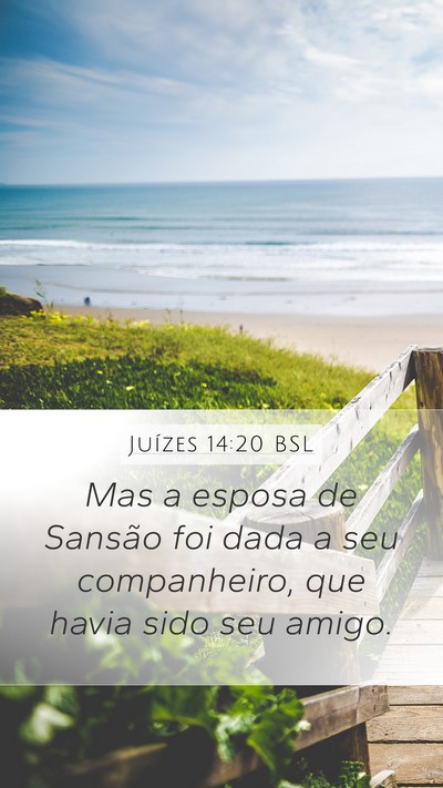 Juízes 14:20 BSL Bible Verse Image