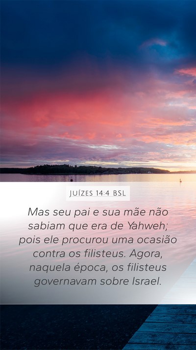 Juízes 14:4 BSL Bible Verse Image