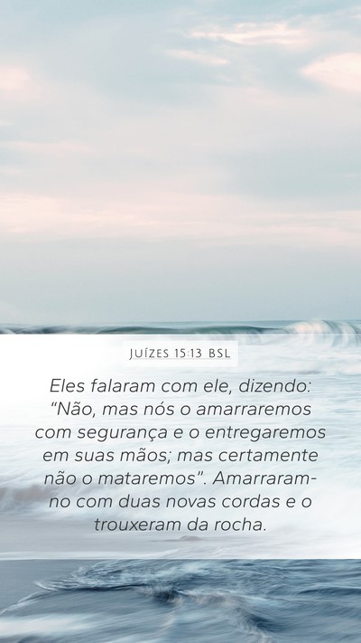 Juízes 15:13 BSL Bible Verse Image