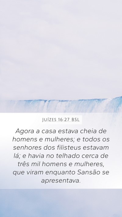 Juízes 16:27 BSL Bible Verse Image