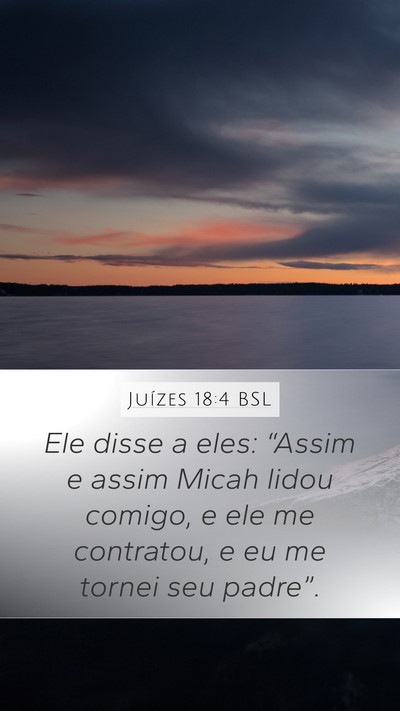 Juízes 18:4 BSL Bible Verse Image