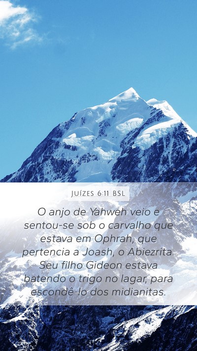 Juízes 6:11 BSL Bible Verse Image