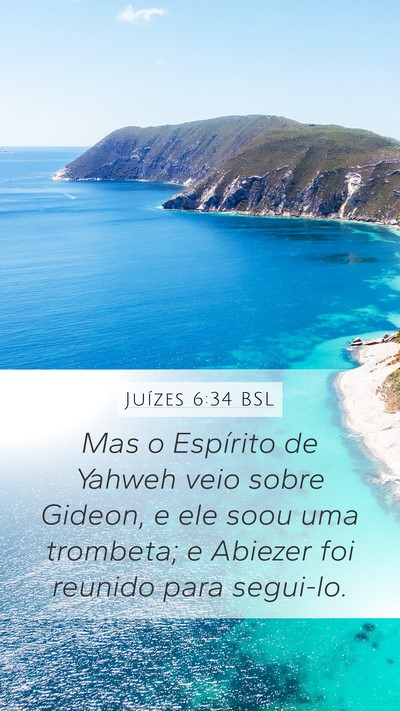 Juízes 6:34 BSL Bible Verse Image