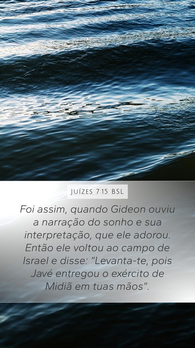 Juízes 7:15 BSL Bible Verse Image