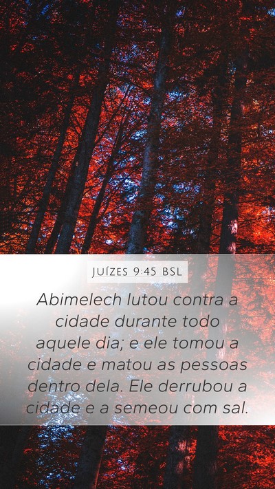 Juízes 9:45 BSL Bible Verse Image