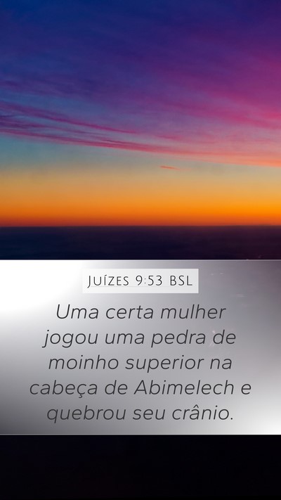 Juízes 9:53 BSL Bible Verse Image
