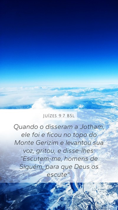 Juízes 9:7 BSL Bible Verse Image
