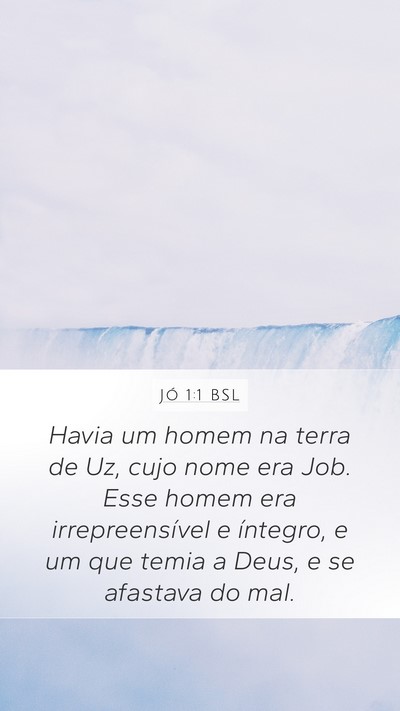 Jó 1:1 BSL Bible Verse Image