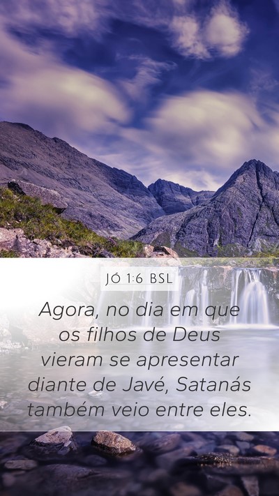Jó 1:6 BSL Bible Verse Image