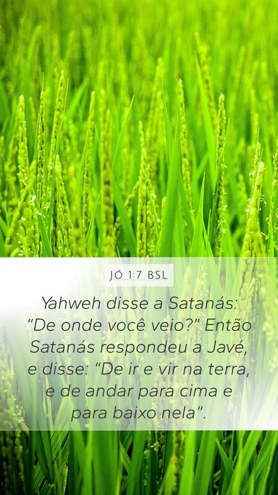 Jó 1:7 BSL Bible Verse Image