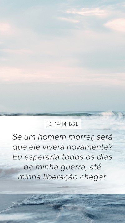 Jó 14:14 BSL Bible Verse Image