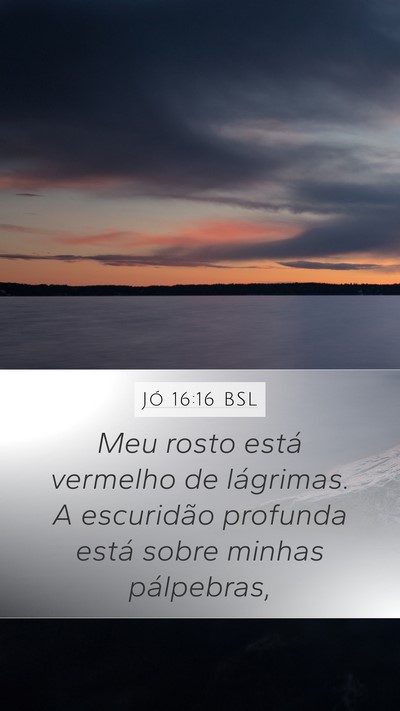 Jó 16:16 BSL Bible Verse Image