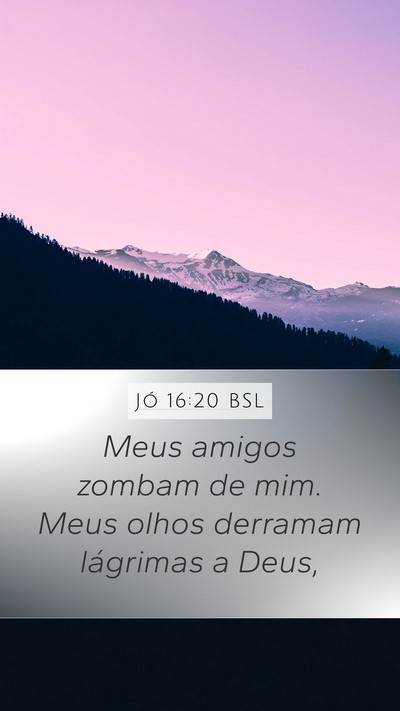 Jó 16:20 BSL Bible Verse Image