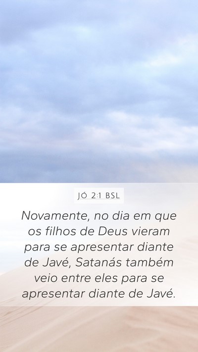 Jó 2:1 BSL Bible Verse Image