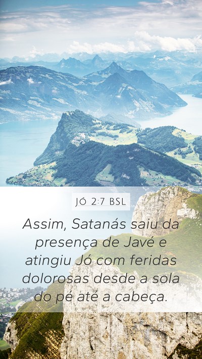 Jó 2:7 BSL Bible Verse Image