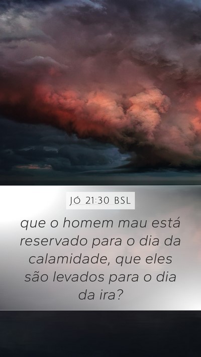 Jó 21:30 BSL Bible Verse Image