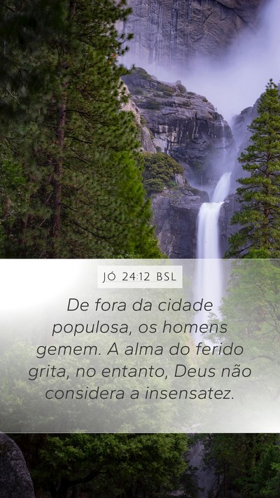 Jó 24:12 BSL Bible Verse Image