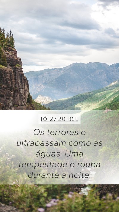 Jó 27:20 BSL Bible Verse Image