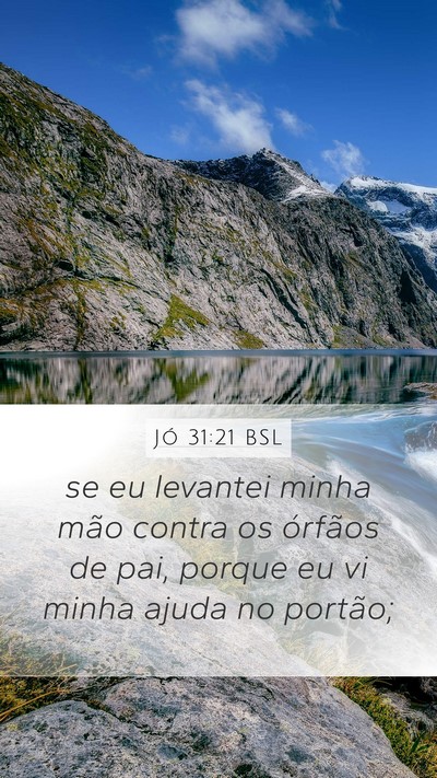 Jó 31:21 BSL Bible Verse Image