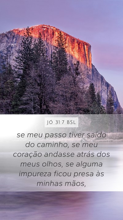 Jó 31:7 BSL Bible Verse Image