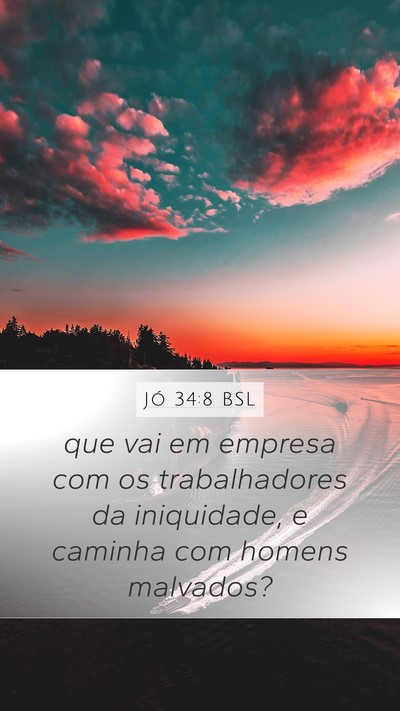 Jó 34:8 BSL Bible Verse Image