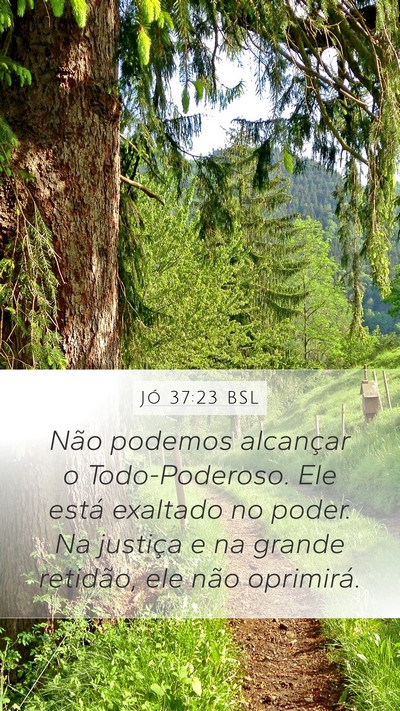 Jó 37:23 BSL Bible Verse Image