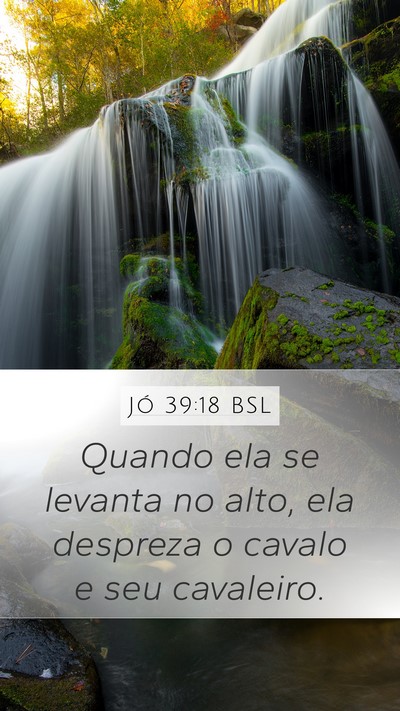 Jó 39:18 BSL Bible Verse Image