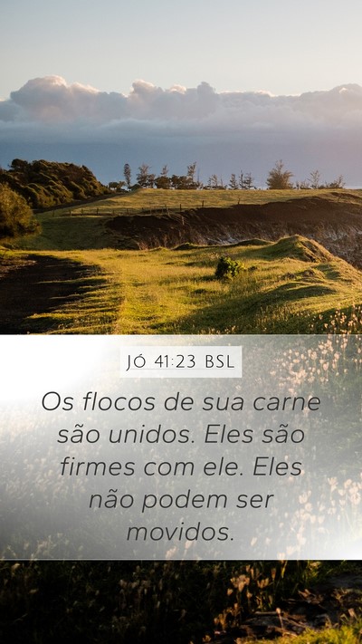 Jó 41:23 BSL Bible Verse Image