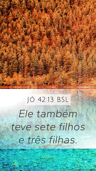 Jó 42:13 BSL Bible Verse Image