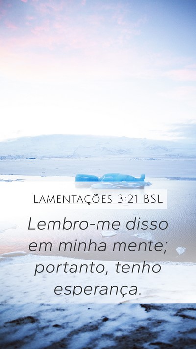 Lamentações 3:21 BSL Bible Verse Image