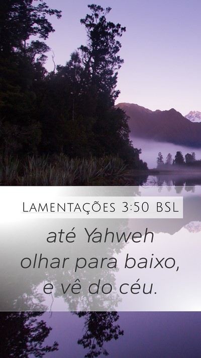 Lamentações 3:50 BSL Bible Verse Image