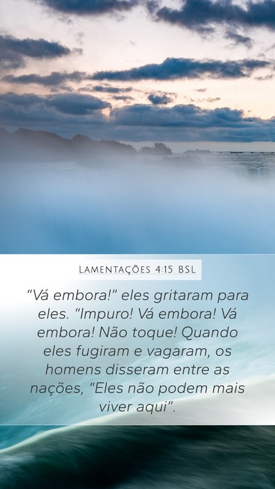 Lamentações 4:15 BSL Bible Verse Image