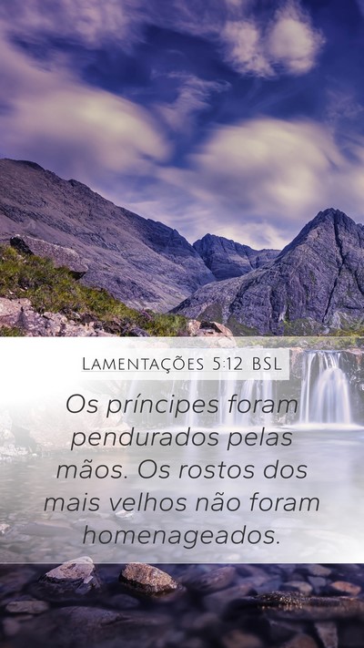Lamentações 5:12 BSL Bible Verse Image