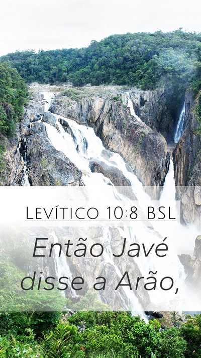 Levítico 10:8 BSL Mobile Phone Wallpaper - Então Javé disse a - Mobile Bible Verse Wallpaper