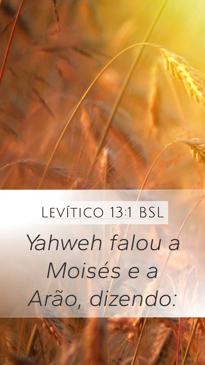Levítico 13:1 BSL Bible Verse Image