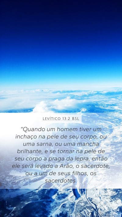 Levítico 13:2 BSL Bible Verse Image