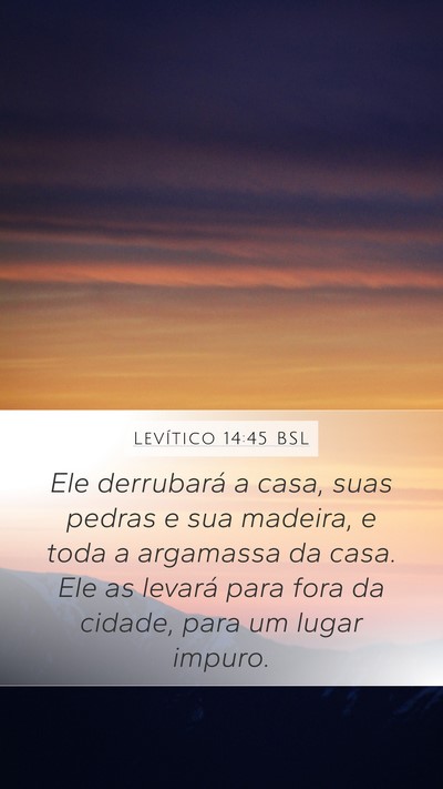 Levítico 14:45 BSL Bible Verse Image